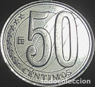 Monedas antiguas de Am&eacute;rica: moneda 50 centimos venezuela 2007 - Foto 1