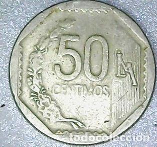 Monedas antiguas de Am&eacute;rica: peru moneda 50 centavos 2004 km 3074 - Foto 1