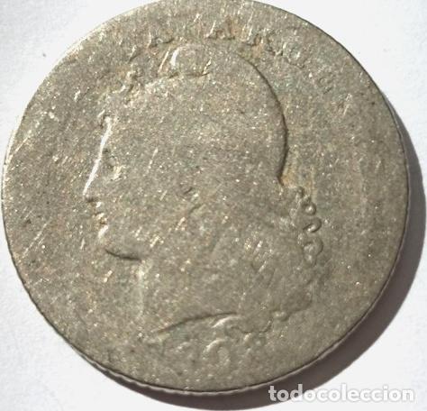 Monedas antiguas de Am&eacute;rica: moneda 20 centavos argentina 1908 - Foto 1