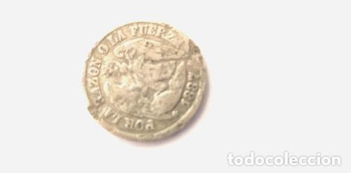 Monedas antiguas de Am&eacute;rica: chile 1 decimo 1887 plata - Foto 1