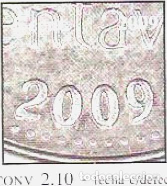 Monedas antiguas de Am&eacute;rica: moneda argentina 5 centavos 2009 fecha con defecto error cat - Foto 1