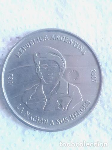 Monedas antiguas de Am&eacute;rica: moneda de 2 pesos argentina - Foto 1