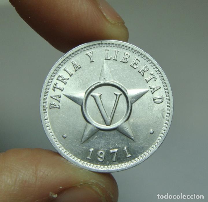 Monedas antiguas de Am&eacute;rica: 5 Centavos. Cuba - 1971 - Foto 2