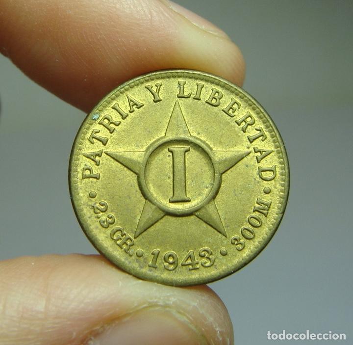 Monedas antiguas de Am&eacute;rica: 1 Centavo. Cuba - 1943 - Foto 1