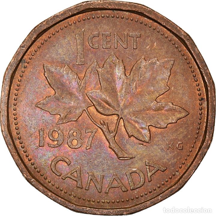 Monedas antiguas de Am&eacute;rica: [#933926] Moneda, Canad&aacute;, Cent, 1987 - Foto 2