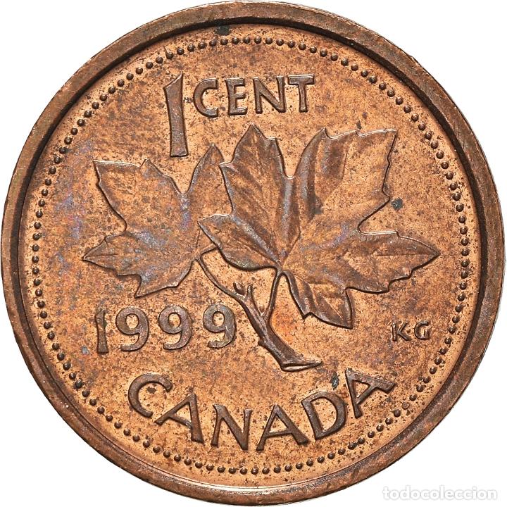 Monedas antiguas de Am&eacute;rica: [#934438] Moneda, Canad&aacute;, Cent, 1999 - Foto 2