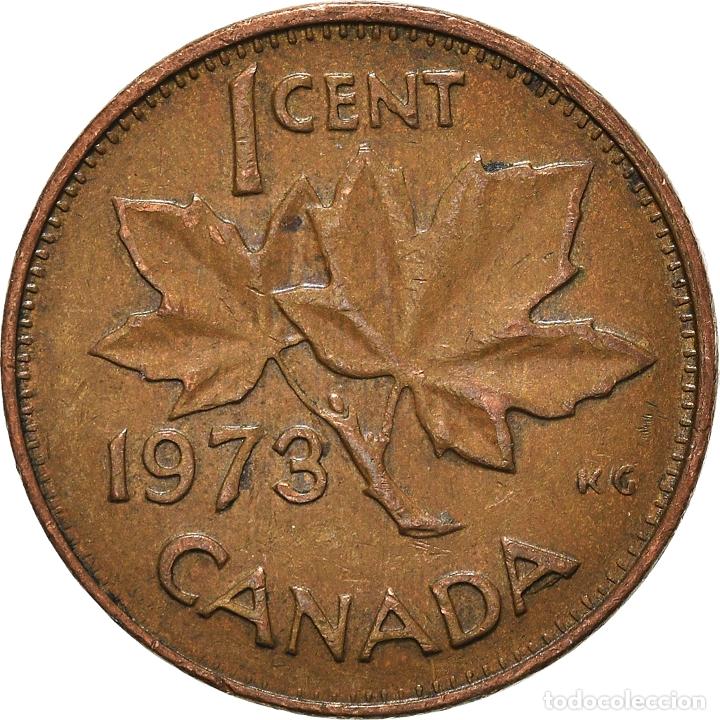 Monedas antiguas de Am&eacute;rica: [#934509] Moneda, Canad&aacute;, Cent, 1973 - Foto 2