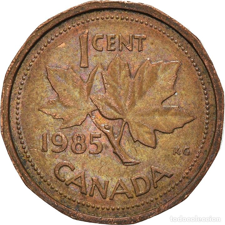 Monedas antiguas de Am&eacute;rica: [#934459] Moneda, Canad&aacute;, Cent, 1985 - Foto 2