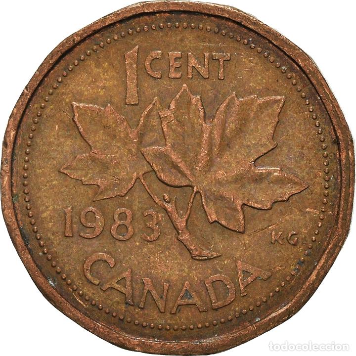 Monedas antiguas de Am&eacute;rica: [#936185] Moneda, Canad&aacute;, Cent, 1983 - Foto 2