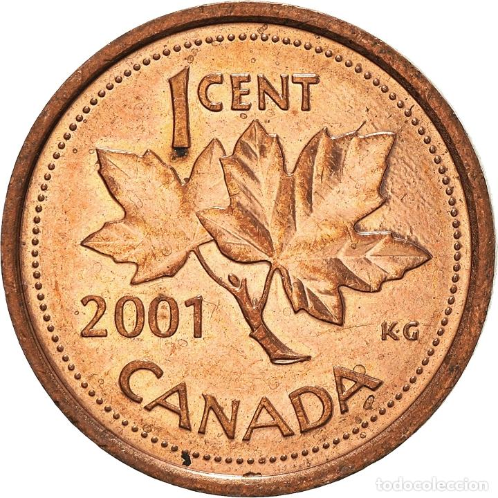 Monedas antiguas de Am&eacute;rica: [#936393] Moneda, Canad&aacute;, Cent, 2001 - Foto 2