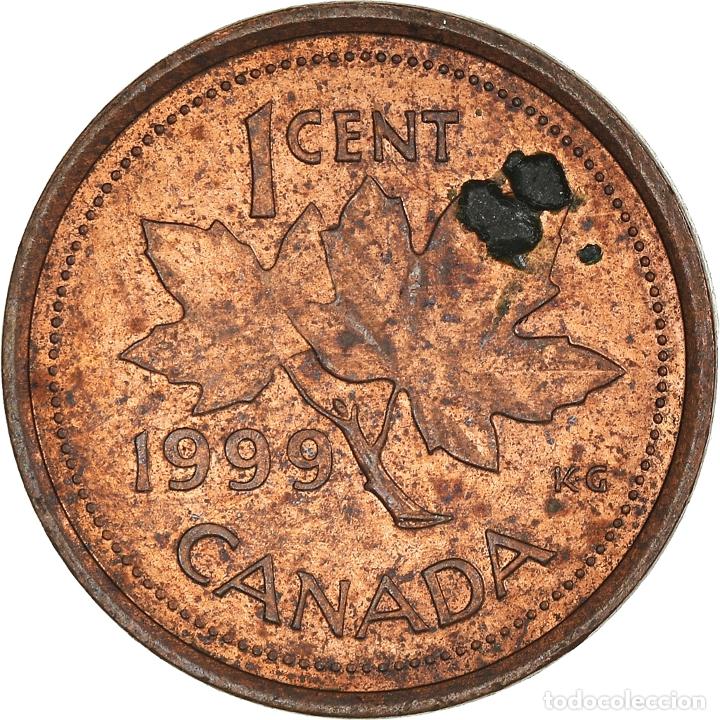Monedas antiguas de Am&eacute;rica: [#938862] Moneda, Canad&aacute;, Cent, 1999 - Foto 2