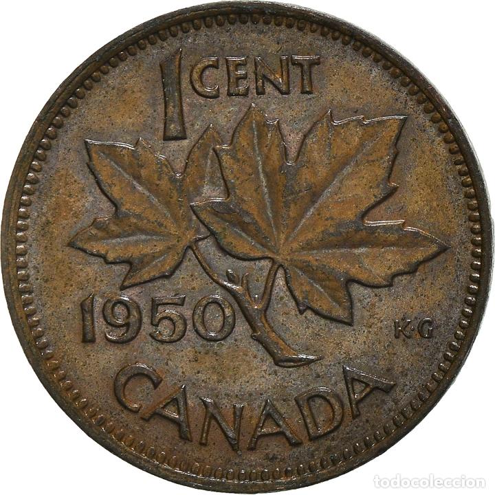 Monedas antiguas de Am&eacute;rica: [#969966] Moneda, Canad&aacute;, Cent, 1950 - Foto 2