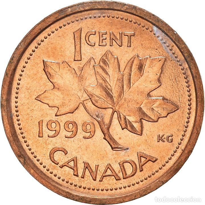 Monedas antiguas de Am&eacute;rica: [#935857] Moneda, Canad&aacute;, Cent, 1999 - Foto 2