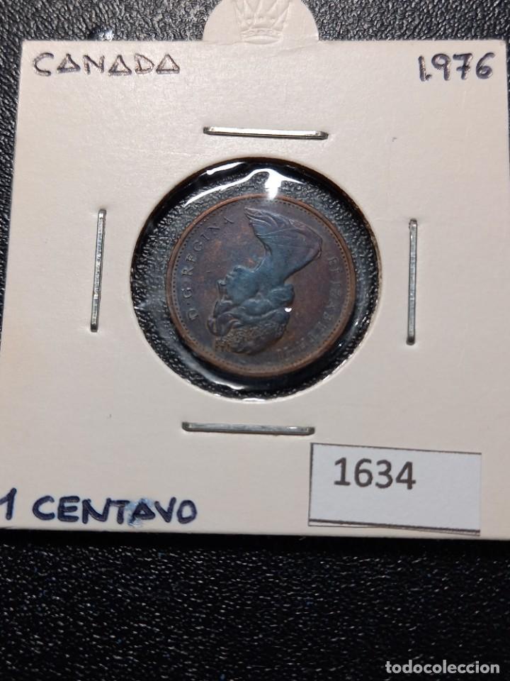 Monedas antiguas de Am&eacute;rica: Canad&aacute; 1 centavos 1976 - Foto 1