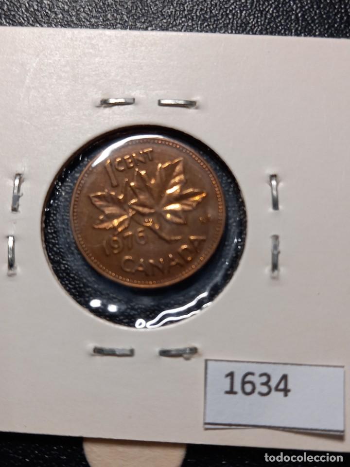 Monedas antiguas de Am&eacute;rica: Canad&aacute; 1 centavos 1976 - Foto 2
