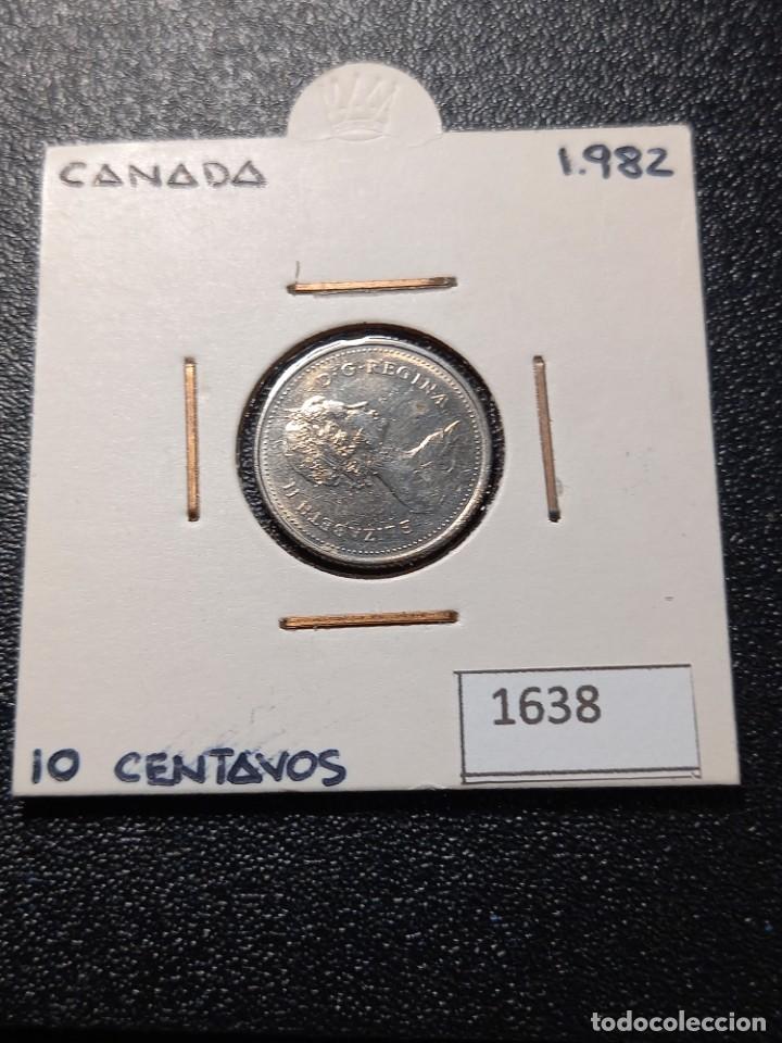 Monedas antiguas de Am&eacute;rica: Canad&aacute; 10 centavos 1982 - Foto 1