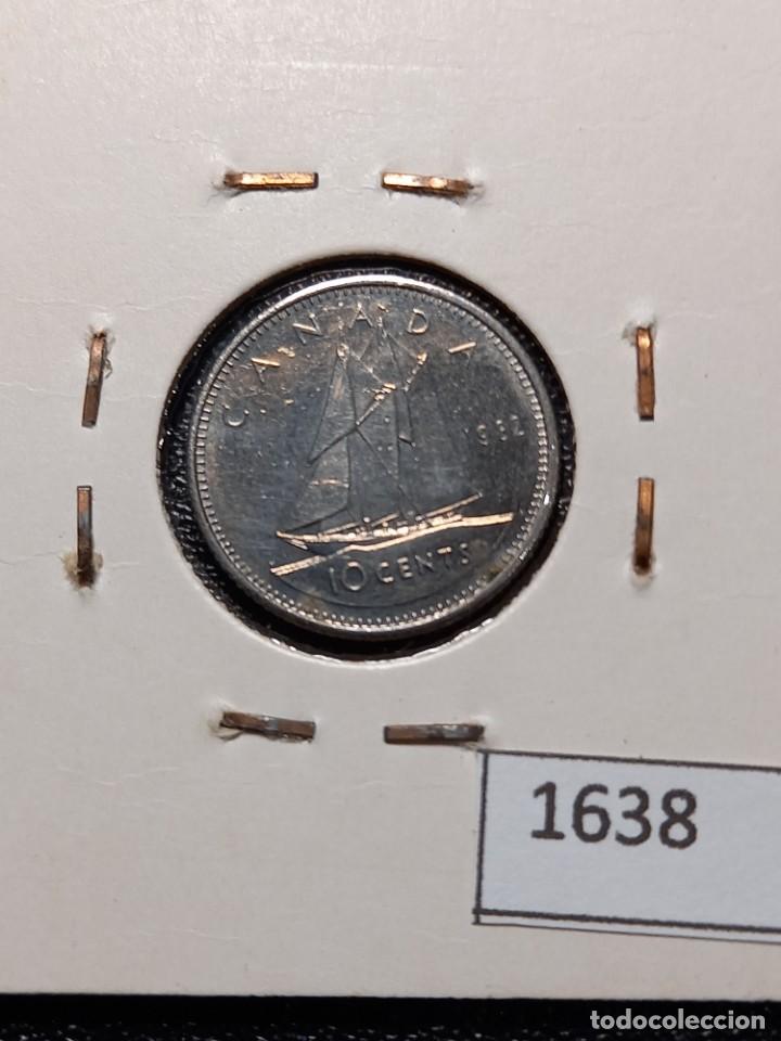 Monedas antiguas de Am&eacute;rica: Canad&aacute; 10 centavos 1982 - Foto 2