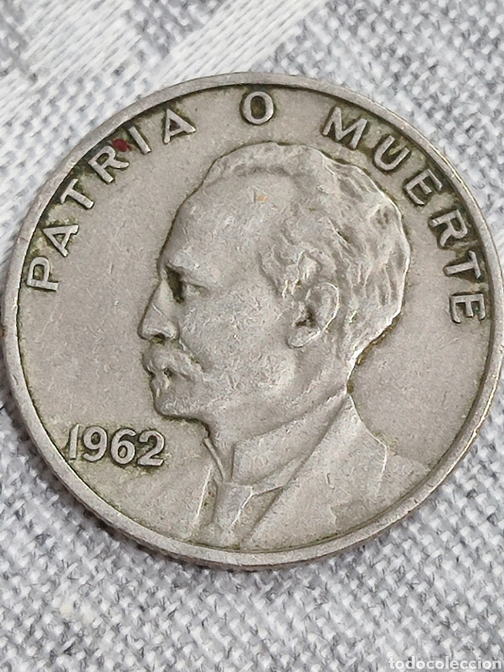 Moedas antigas da Am&eacute;rica: 20 centavos/Mart&iacute;/cuba
