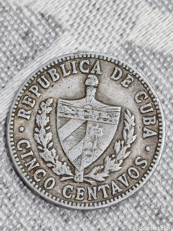 Monedas antiguas de Am&eacute;rica: V centavos Cuba/estrella 1968 - Foto 2