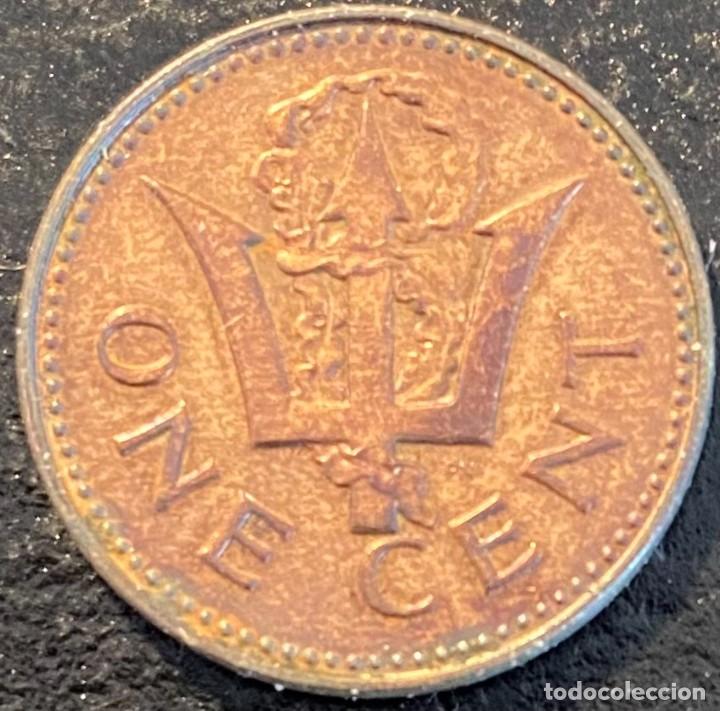 Monedas antiguas de Am&eacute;rica: BARBADOS ONE CENTIMOS 1981 - Foto 2