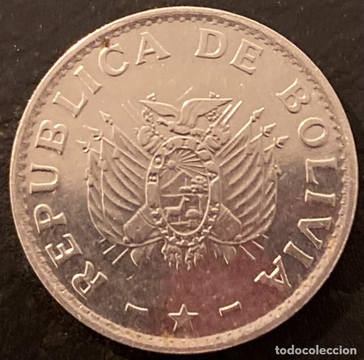 Monedas antiguas de Am&eacute;rica: BOLIVIA 20 CENTAVOS 1987 - Foto 1
