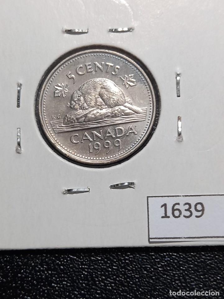 Monedas antiguas de Am&eacute;rica: Canad&aacute; 5 centavos 1999 - Foto 2