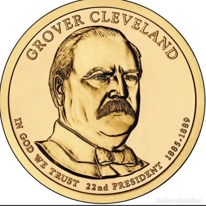 Old Coins of America: ONE DOLAR USA 2012 - CECA D - GROVER CLEVELAND - 22ND PRESIDENTE - SIN CIRCULAR