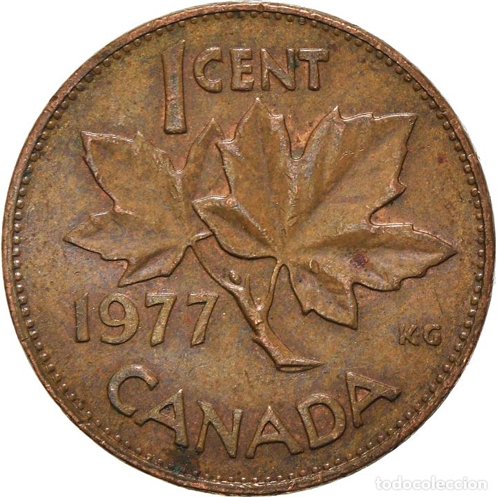 Monedas antiguas de Am&eacute;rica: [#934474] Moneda, Canad&aacute;, Cent, 1977 - Foto 2