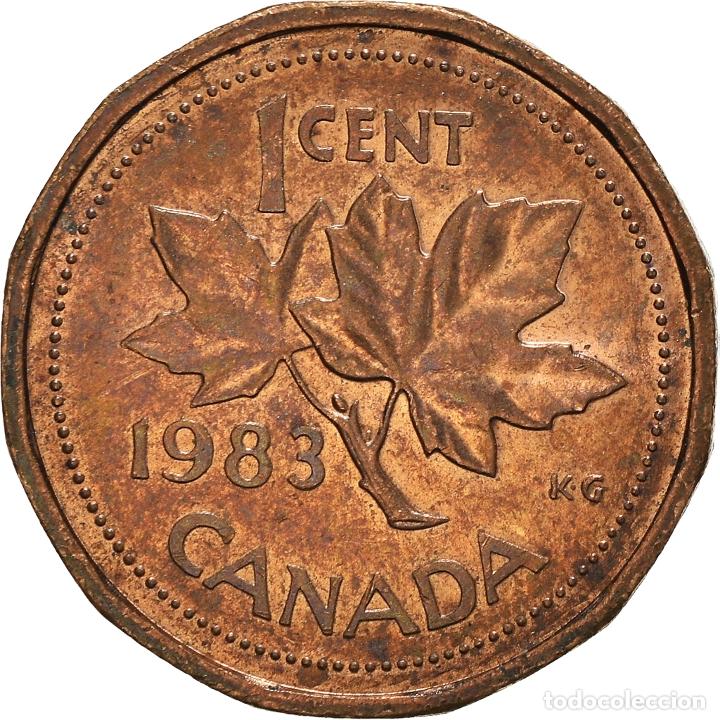 Monedas antiguas de Am&eacute;rica: [#935233] Moneda, Canad&aacute;, Cent, 1983 - Foto 2
