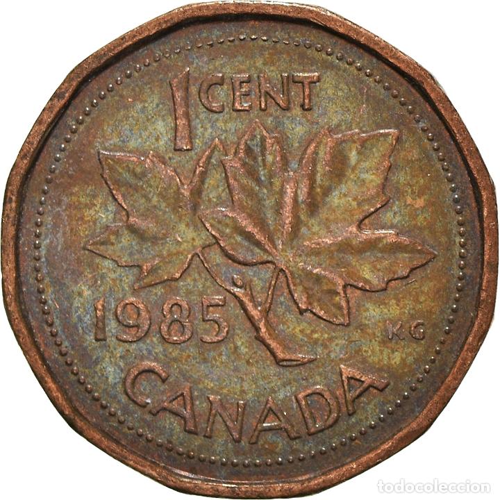 Monedas antiguas de Am&eacute;rica: [#935476] Moneda, Canad&aacute;, Cent, 1985 - Foto 2