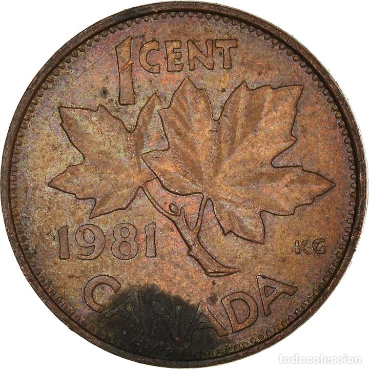 Monedas antiguas de Am&eacute;rica: [#938106] Moneda, Canad&aacute;, Cent, 1981 - Foto 2