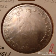 Monedas antiguas de América: MONEDA DE PLATA DE PERÚ, CUZCO, 4 REALES,1836, B. VER FOTOS.. Lote 321125223