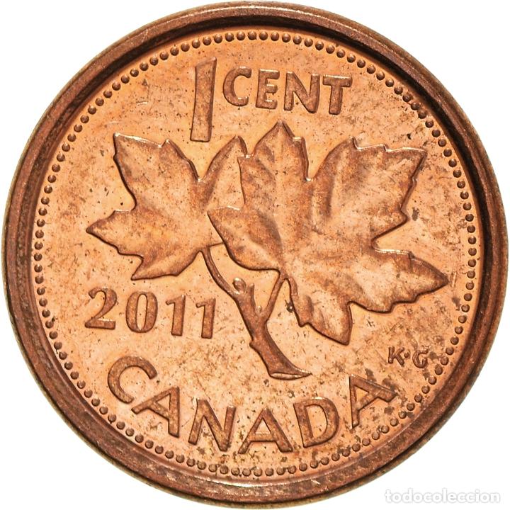 Monedas antiguas de Am&eacute;rica: [#934471] Moneda, Canad&aacute;, Cent, 2011 - Foto 2