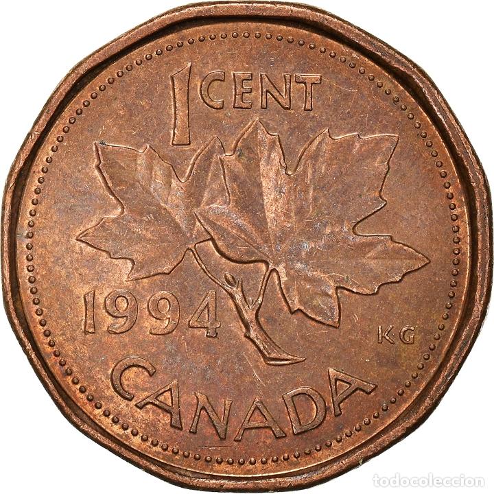 Monedas antiguas de Am&eacute;rica: [#934269] Moneda, Canad&aacute;, Cent, 1994 - Foto 2