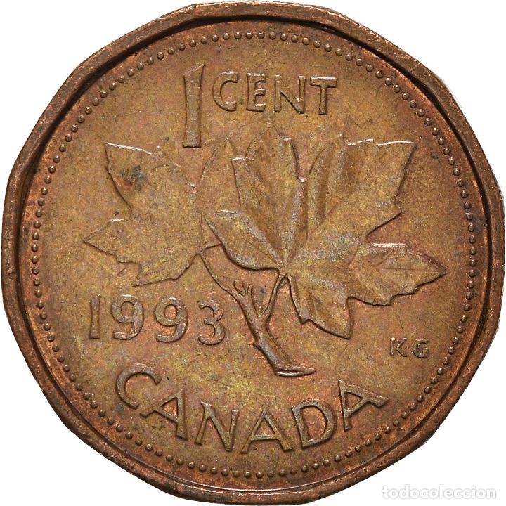 Monedas antiguas de Am&eacute;rica: [#934523] Moneda, Canad&aacute;, Cent, 1993 - Foto 2