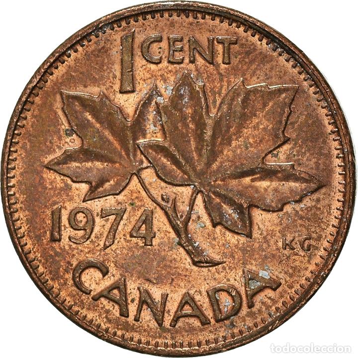 Monedas antiguas de Am&eacute;rica: [#934994] Moneda, Canad&aacute;, Cent, 1974 - Foto 2