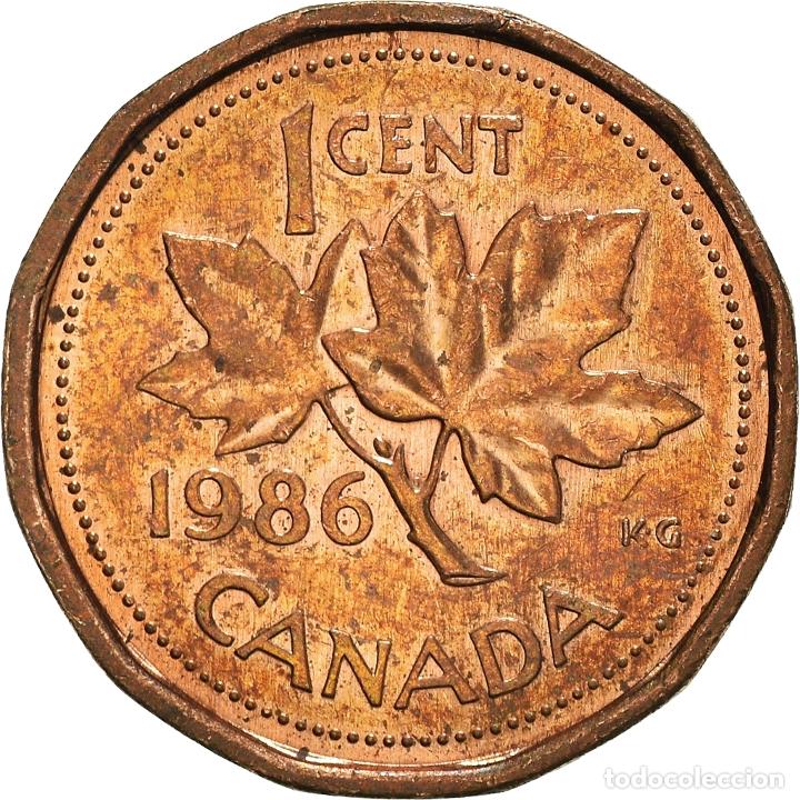 Monedas antiguas de Am&eacute;rica: [#935239] Moneda, Canad&aacute;, Cent, 1986 - Foto 2