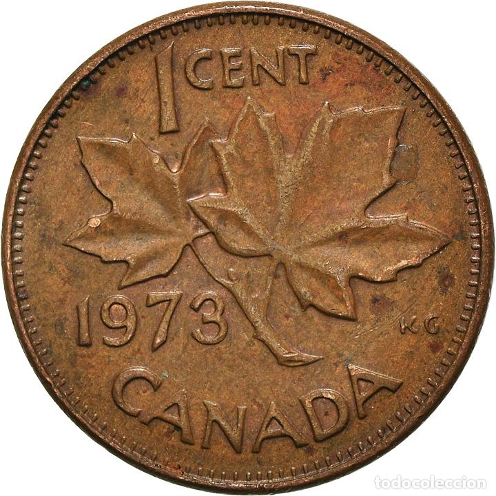 Monedas antiguas de Am&eacute;rica: [#935091] Moneda, Canad&aacute;, Cent, 1973 - Foto 2