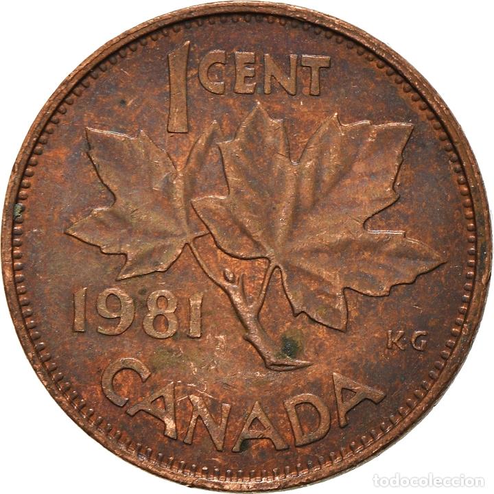Monedas antiguas de Am&eacute;rica: [#935364] Moneda, Canad&aacute;, Cent, 1981 - Foto 2