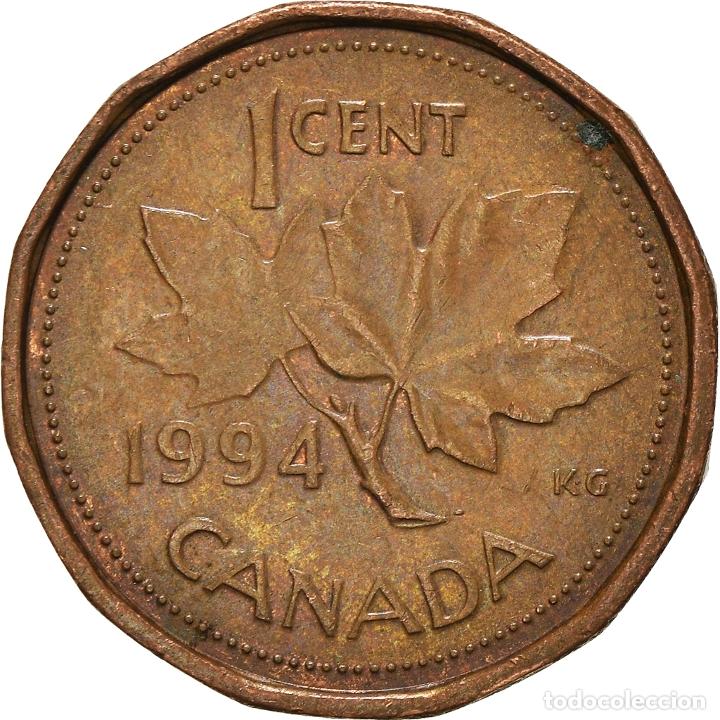 Monedas antiguas de Am&eacute;rica: [#936269] Moneda, Canad&aacute;, Cent, 1994 - Foto 2