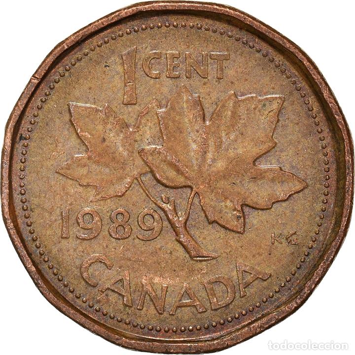 Monedas antiguas de Am&eacute;rica: [#934166] Moneda, Canad&aacute;, Cent, 1989 - Foto 2