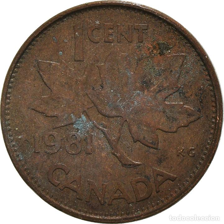 Monedas antiguas de Am&eacute;rica: [#969322] Moneda, Canad&aacute;, Cent, 1981 - Foto 2