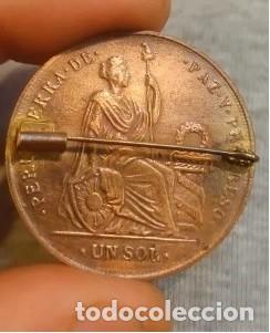 Monedas antiguas de Am&eacute;rica: moneda un sol de peru 1878 - Foto 2