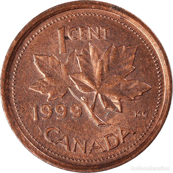 Monedas antiguas de Am&eacute;rica: [#924463] Moneda, Canad&aacute;, Cent, 1999 - Foto 2