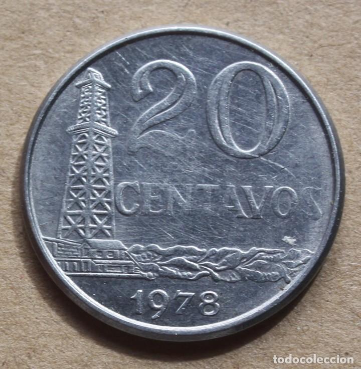 Monedas antiguas de Am&eacute;rica: BRASIL - 20 CENTAVOS 1978 BC - Foto 2