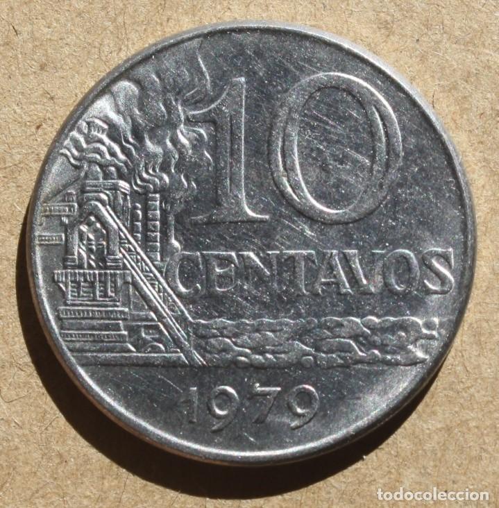 Monedas antiguas de Am&eacute;rica: BRASIL - 10 CENTAVOS 1979 BC - Foto 2