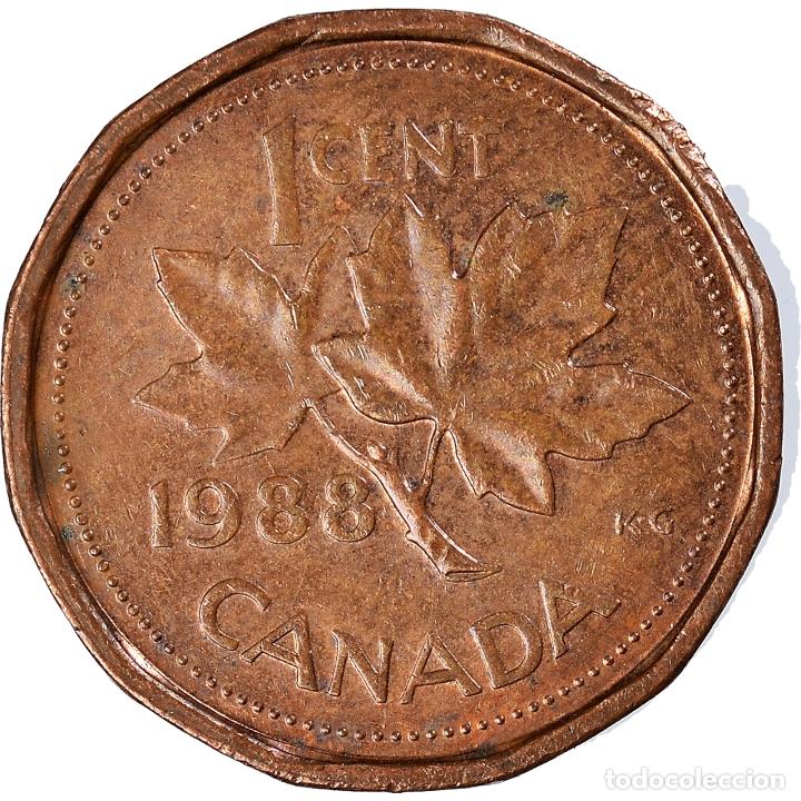 Monedas antiguas de Am&eacute;rica: [#924685] Moneda, Canad&aacute;, Cent, 1988 - Foto 2