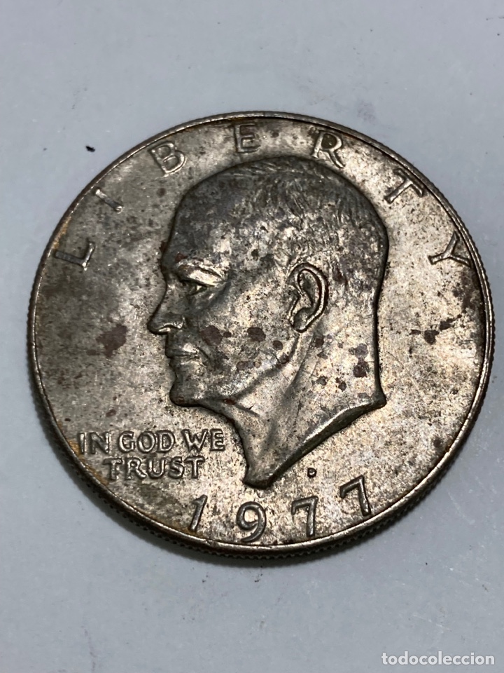Monedas antiguas de Am&eacute;rica: Moneda One dollar Liberty 1977 - Foto 2