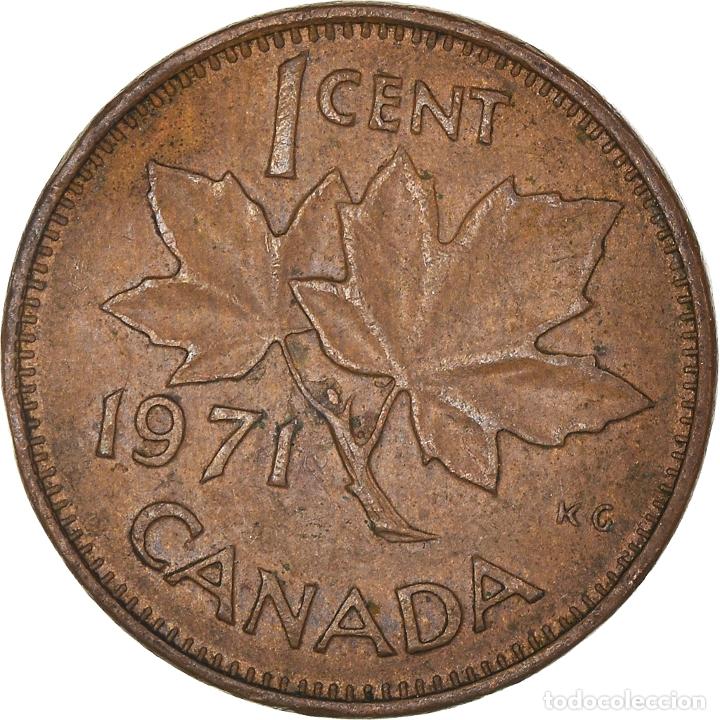Monedas antiguas de Am&eacute;rica: [#939795] Moneda, Canad&aacute;, Cent, 1971 - Foto 2