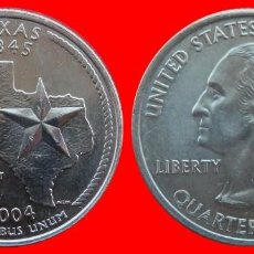 Monedas antiguas de América: 25 CENTAVOS QUARTER 2004-D TEXAS SIN CIRCULAR USA-2769SC